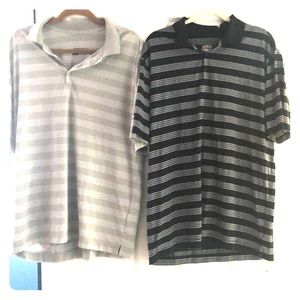2 men’s Nike golf shirts